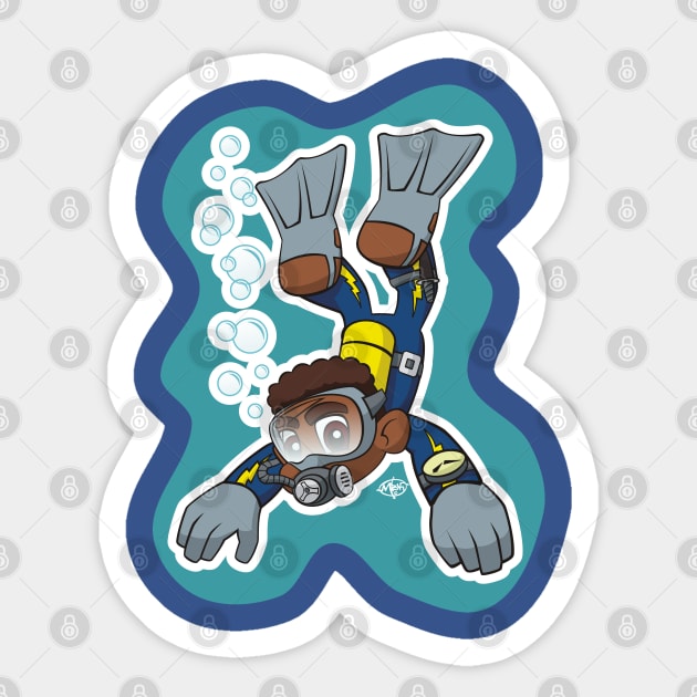 Little Diver Sticker by MBK